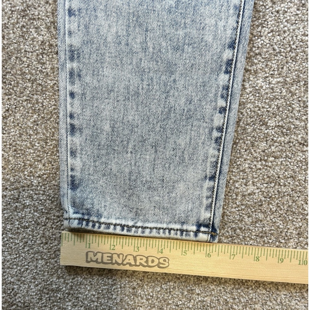 Women's Pacsun High Rise Straight Acid Washed Jeans Size 26 Buttonfly - Picture 4 of 10